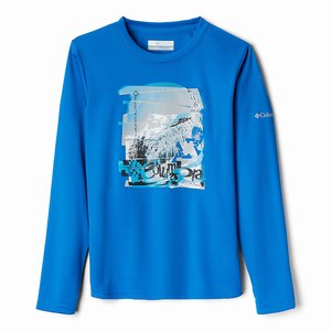 Columbia Camisas Trail Tearin™ Manga Larga Niño Azules (517OZDRKJ)